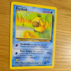PSYDUCK 53/62 POKEMON CARD (FOSSIL SET) - Image 3