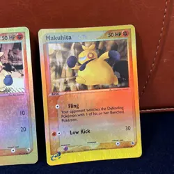 Makuhita Reverse Holo EX Ruby & Sapphire 56/109 57/109 Pokemon Card - Image 3