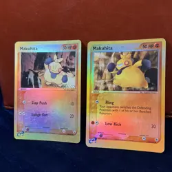 Makuhita Reverse Holo EX Ruby & Sapphire 56/109 57/109 Pokemon Card - Image 4
