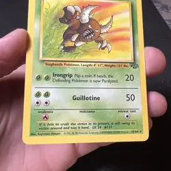 Pinsir 25/64 Jungle Rare Pokemon Card Non-Holo NM - Image 3