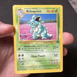 Nidoqueen 23/64 Jungle Rare Pokemon Card Non-Holo - Image 1
