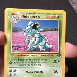 Nidoqueen 23/64 Jungle Rare Pokemon Card Non-Holo - Image 2