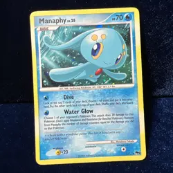 Manaphy 2/17 POP Series 9 Promo Cosmos Holo Rare Pokemon Card - Image 1