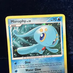 Manaphy 2/17 POP Series 9 Promo Cosmos Holo Rare Pokemon Card - Image 2