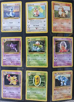 Complete Base Set Non Holos 17-102 Pokemon Cards Pokemon WOTC TCG 1999 LP-MP - Image 2