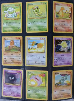Complete Base Set Non Holos 17-102 Pokemon Cards Pokemon WOTC TCG 1999 LP-MP - Image 4