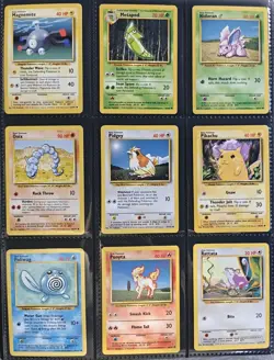 Complete Base Set Non Holos 17-102 Pokemon Cards Pokemon WOTC TCG 1999 LP-MP - Image 5