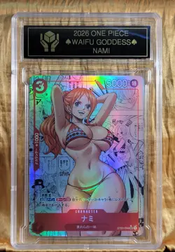 NAMI Waifu Goddess Manga Card CUSTOM MADE - Image 1