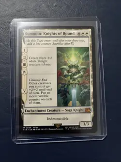 Magic the Gathering Summon: Knights of Round Final Fantasy Regular Card - Image 1
