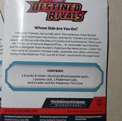 Pokemon Scarlet & Violet Destined Rivals Pack Zarude Promo Card & Coin - Image 2