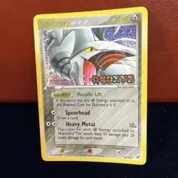 Skarmory 26/107 EX Deoxys Reverse Holo Rare Stamped Pokemon Card HP/Silvering - Image 1