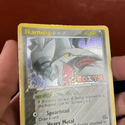 Skarmory 26/107 EX Deoxys Reverse Holo Rare Stamped Pokemon Card HP/Silvering - Image 3