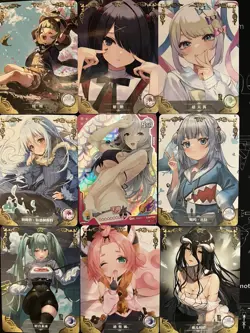 9 Sexy Anime Waifu Cards bulk - Image 1