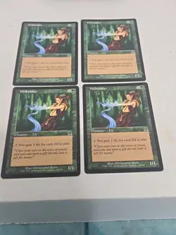 MTG 4X Wellwisher X4 Onslaught Magic - LP/NM - Image 1
