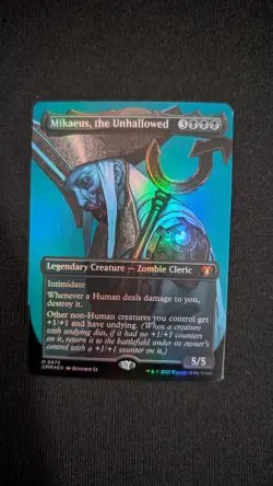 Mikaeus The Unhallowed NM Borderless Foil MTG Commander Masters CMM 675 - Image 1