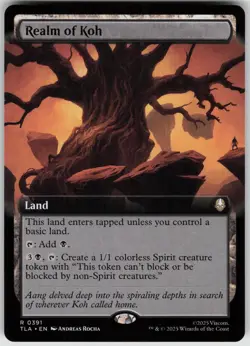 MTG Realm of Koh (Extended Art) Normal NM Avatar: The Last Airbender Magic 391 - Image 1