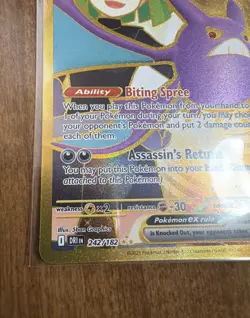 Pokemon TCG Team Rocket’s Crobat Ex Destined Rivals 242/182 Hiper Rare - Image 4