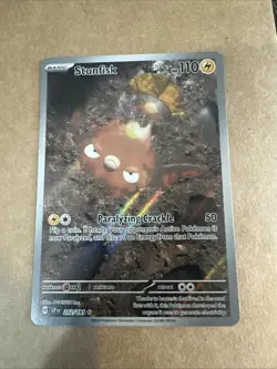 Pokemon TCG Stunfisk 202/191 Sv08: Surging Sparks Holo - Image 1