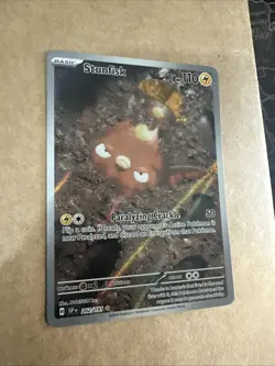 Pokemon TCG Stunfisk 202/191 Sv08: Surging Sparks Holo - Image 3