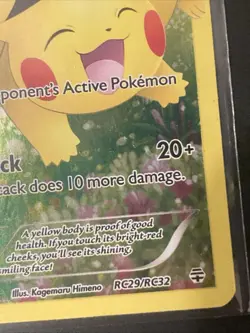 Pokemon TCG Pikachu Full Art Generations: Radiant Collection RC29/RC32 - Image 4