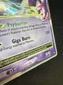 Mewtwo LV.X 2008 Pokemon Diamond and Pearl Holo Promo DP28 MP/HP MOD HEAVY PLAY - Image 5