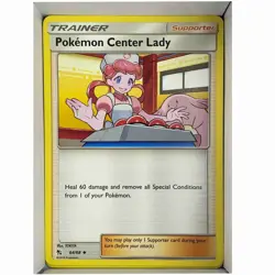 Pokemon Center Lady 64/68 SM 2019 English Hidden Fates - Image 1