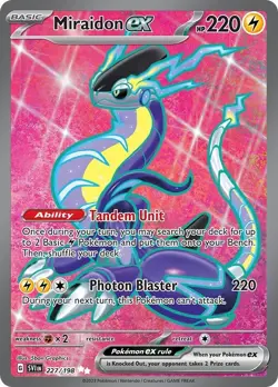 Miraidon ex 227/198 Ultra Rare Pokemon TCG SV01: Scarlet & Violet Base Set NM - Image 1