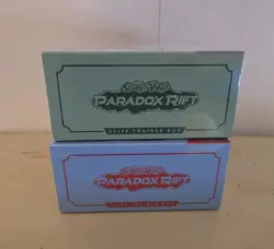 Pokemon Scarlet & Violet Paradox Rift ETB Elite Box Set of 2 SEALED Both ART - Image 5