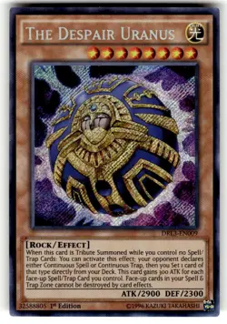 1x (M/NM) The Despair Uranus - DRL3-EN009 - Secret Rare - 1st Edition YuGiOh - Image 1
