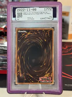 2002 Yugioh Gearfried the Iron knight PSA 6 1st edition - Image 2