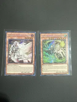 Yugioh Burst Protocol 1st Edition Fallen Of The White Dragon/Shina Twin Tempest - Image 1