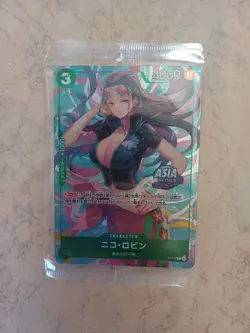 One Piece TCG EXCLUSIVE Asia Mini Tin Vol 2 Set of 6 Promo Foil Cards (SEALED) - Image 4