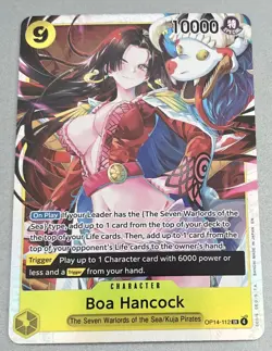 Boa Hancock OP14-112 SR One Piece TCG The Azure Sea's Seven - Image 1