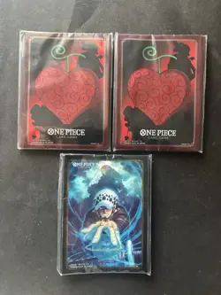 One Piece DF03 Devil Fruit Collection Vol 3 Sealed Sleeves Only X3 - Image 1