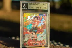 2024 One Piece Two Legends Portgas.D.Ace SP BGS 10 Pristine - Image 2
