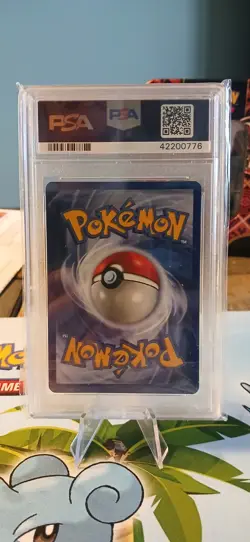 Pokemon Card Hitmonlee 7/62 Fossil 1st Edition Holo WOTC Graded Psa 8 - Image 3