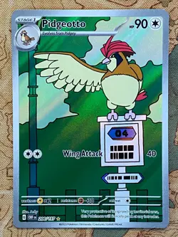 Pokemon Card TCG - Pidgeotto 208/197 Illustration Rare Obsidian Flames Near Mint - Image 2