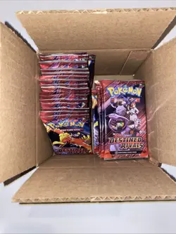 Pokemon TCG Scarlet & Violet Destined Rivals booster packs LOT OF 36 Sealed - Image 1