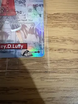Rutgers One Piece Bandai Namco Monkey D. Luffy US Voyage Promo Card #0056 - Image 3