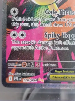 2025 Pokemon TCG Phantasmal Flames Mega Lopunny EX SIR card #128/094 - Image 2