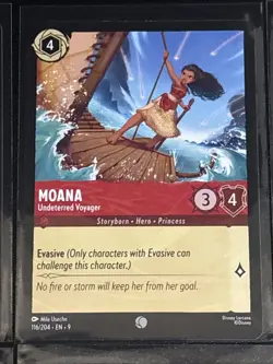 Disney Lorcana Moana Theme 8 Card Lot Moana/Gramma Tala/Heihei/Motunui - Image 3
