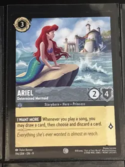 Disney Lorcana The Little Mermaid Theme 8 Card Lot Ariel/Flounder/Prince Eric - Image 4