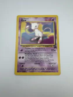 Pokemon Card - Mew #8 WoTC Black Star Promo - Image 1