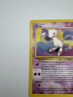 Pokemon Card - Mew #8 WoTC Black Star Promo - Image 2
