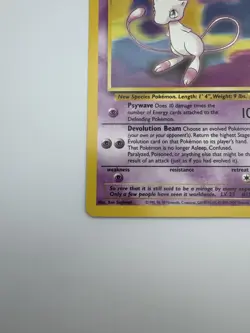 Pokemon Card - Mew #8 WoTC Black Star Promo - Image 4