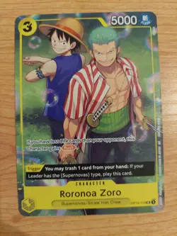 Roronoa Zoro (Learn Together) - OP10-113 (One Piece Promotion Cards) - NM - Image 1
