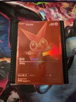 Victini 171/086 Black Bolt Red Monochrome Pokemon TCG Card NM Condition - Image 1