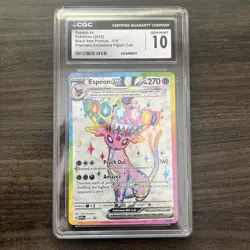 Espeon ex SVP175 Sv: Scarlet & Violet Promo Cards Holo CGC Graded Gem Mint 10 - Image 1