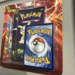 Konami Pokemon TCG Lightning Set Booster 3 Packs 1 Bonus Card Coin - 307386 97712544540 - Image 3
