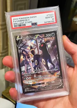 Umbreon V TG22/TG30 Brilliant Stars PSA 10 GEM MINT English Pokemon TCG - Image 1